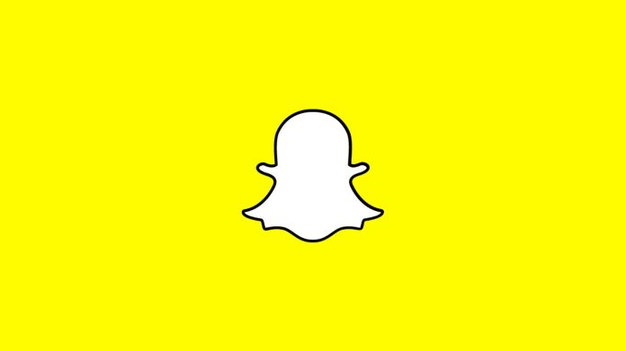 snapchat logo with yellow background