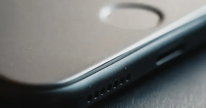 Muffled iPhone speaker caused by dust buildup